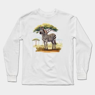 Zebra Lover Long Sleeve T-Shirt